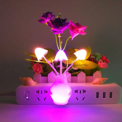 GlowBloom Sensor Night Lamp hybrid