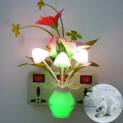 GlowBloom Sensor Night Lamp hybrid