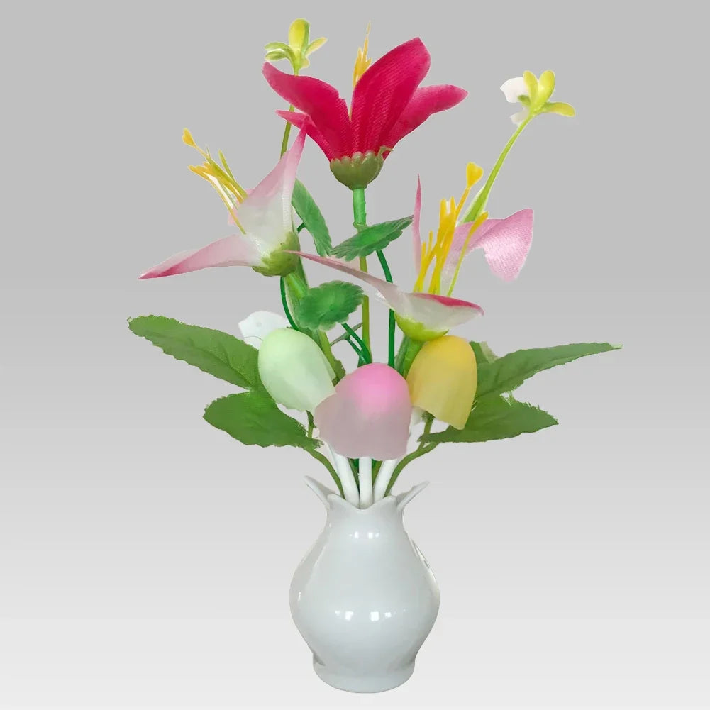 GlowBloom Sensor Night Lamp hybrid